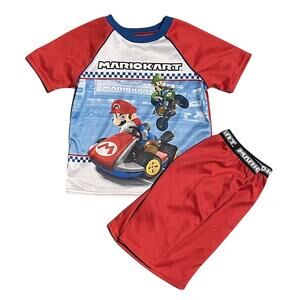 Mario Kart 2piece Pajama Set Sz. XS (4/5)